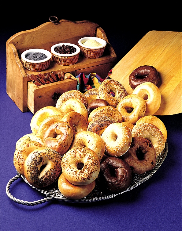 Hand-Rolled VA Bagels Stack