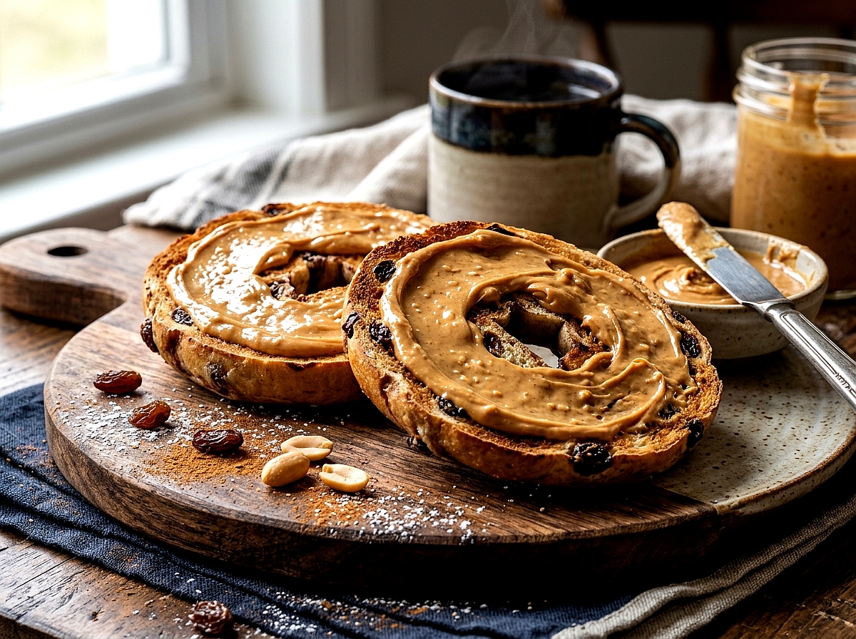 Bagel with Peanut Butter